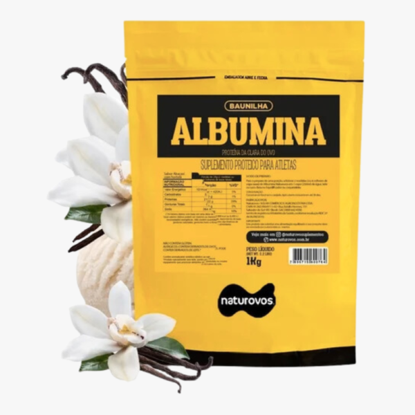 Albumina Naturovos Baunilha 420g