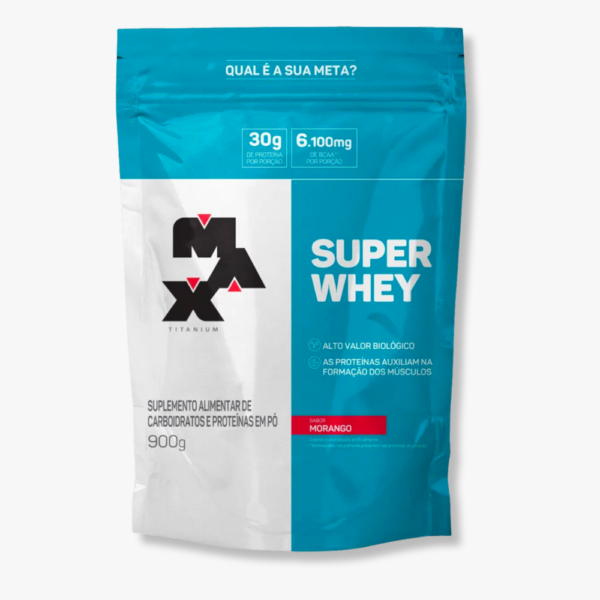 Super Whey 900G - Max Titanium Morango