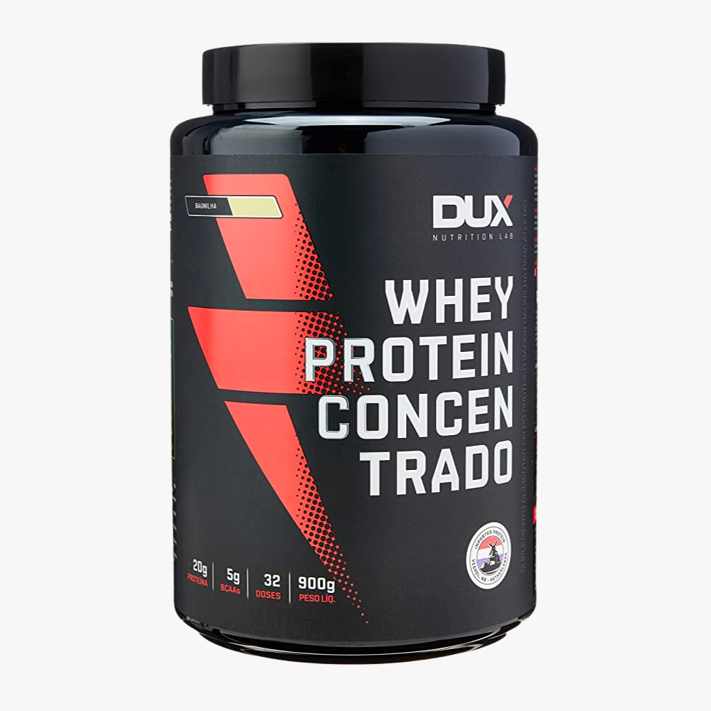 Whey Protein DUX Concentrado Baunilha 900g