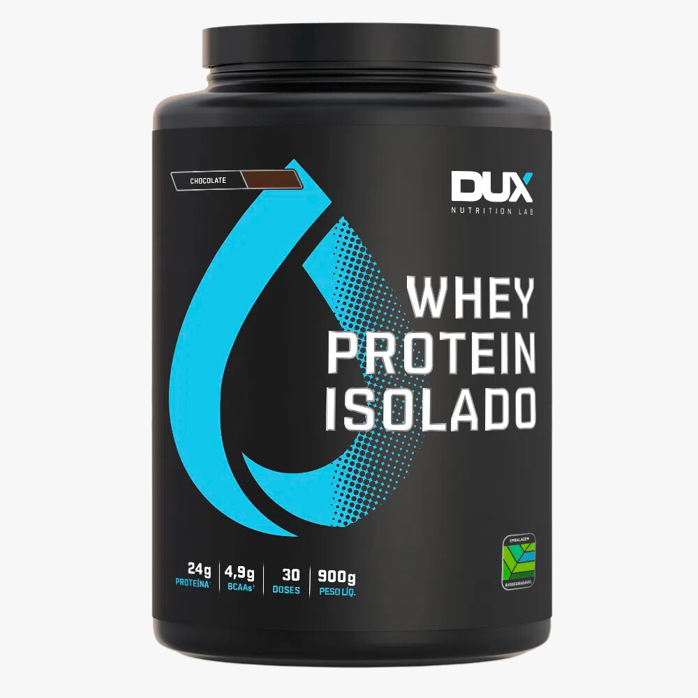 Whey Protein DUX Isolado Chocolate 900g