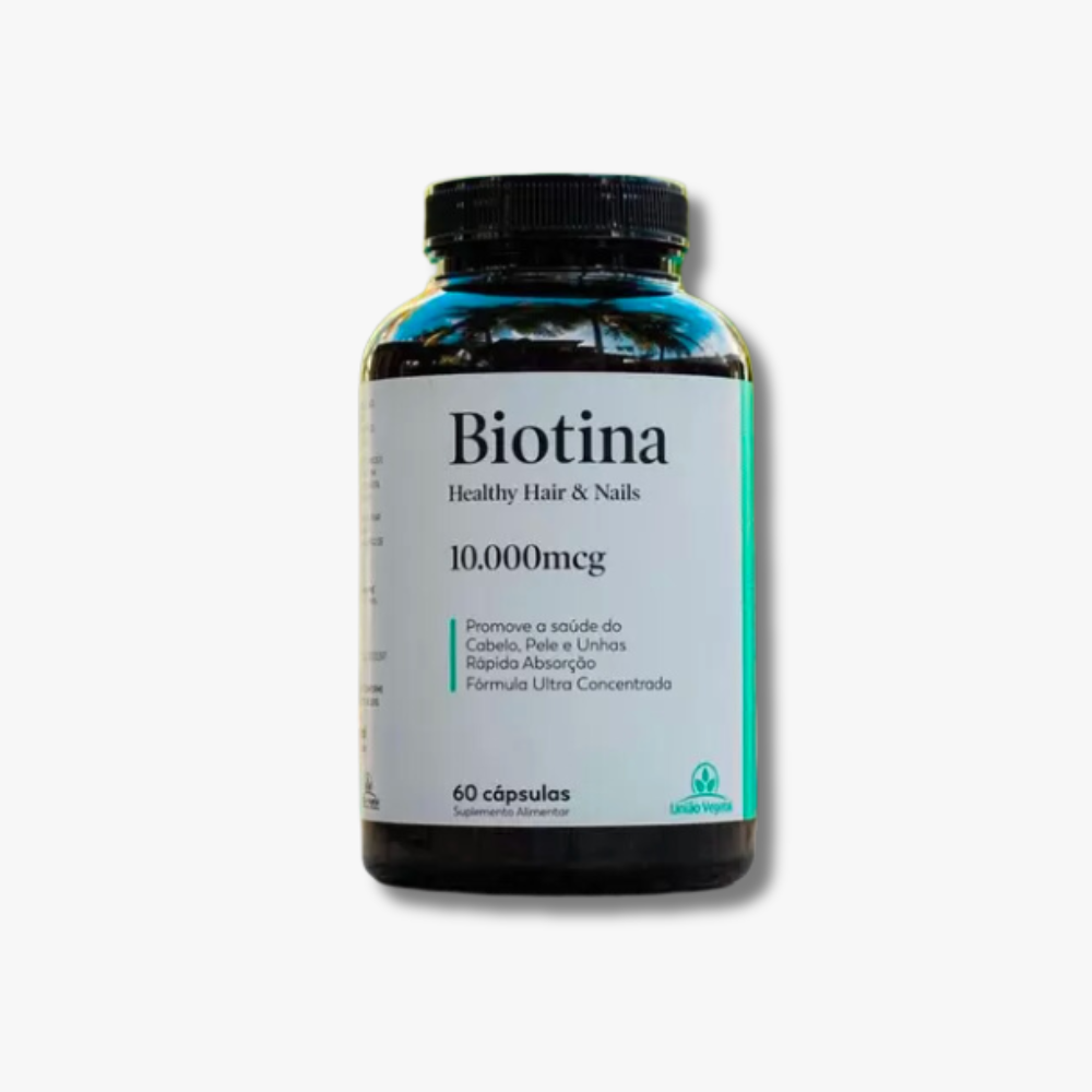 Biotina Healthy Hair e Nails 10.000mcg - 60 cápsulas