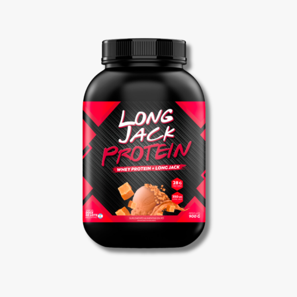 Long Jack Whey Protein 900g Sabor Doce de Leite