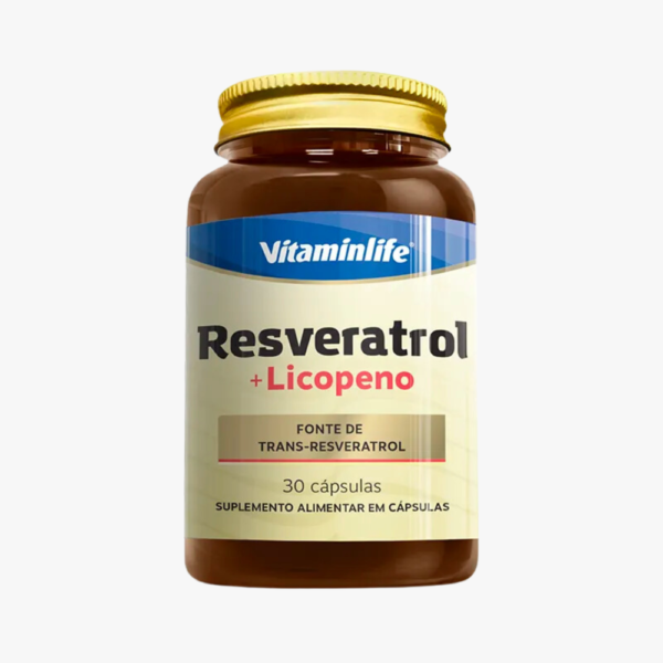 Resveratrol + Licopeno (Fonte de Trans-Resveratrol) - 30 cápsulas