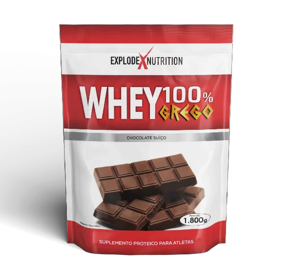 EXPLODE WHEY 100% GREGO CHOCOLATE SUICO 1,8KG
