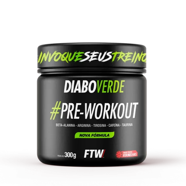 DIABO VERDE 300G FRUTAS VERMELHAS #PRE-WORKOUT