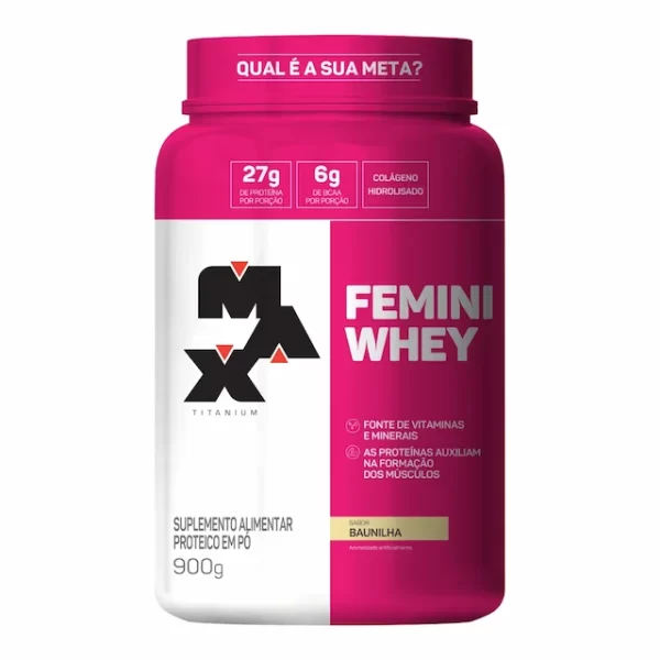 MAX. FEMINI WHEY BAUNILHA