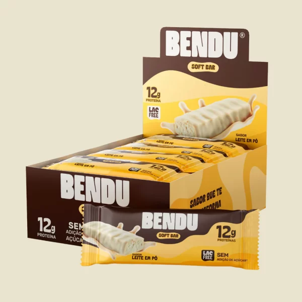 BENDU SOFTBAR LEITE EM PO  12X50G