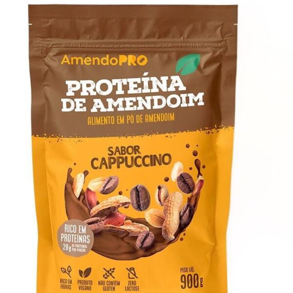 PROTEINA DE AMENDOIM SABOR CAPPUCCINO 900G POUNCH